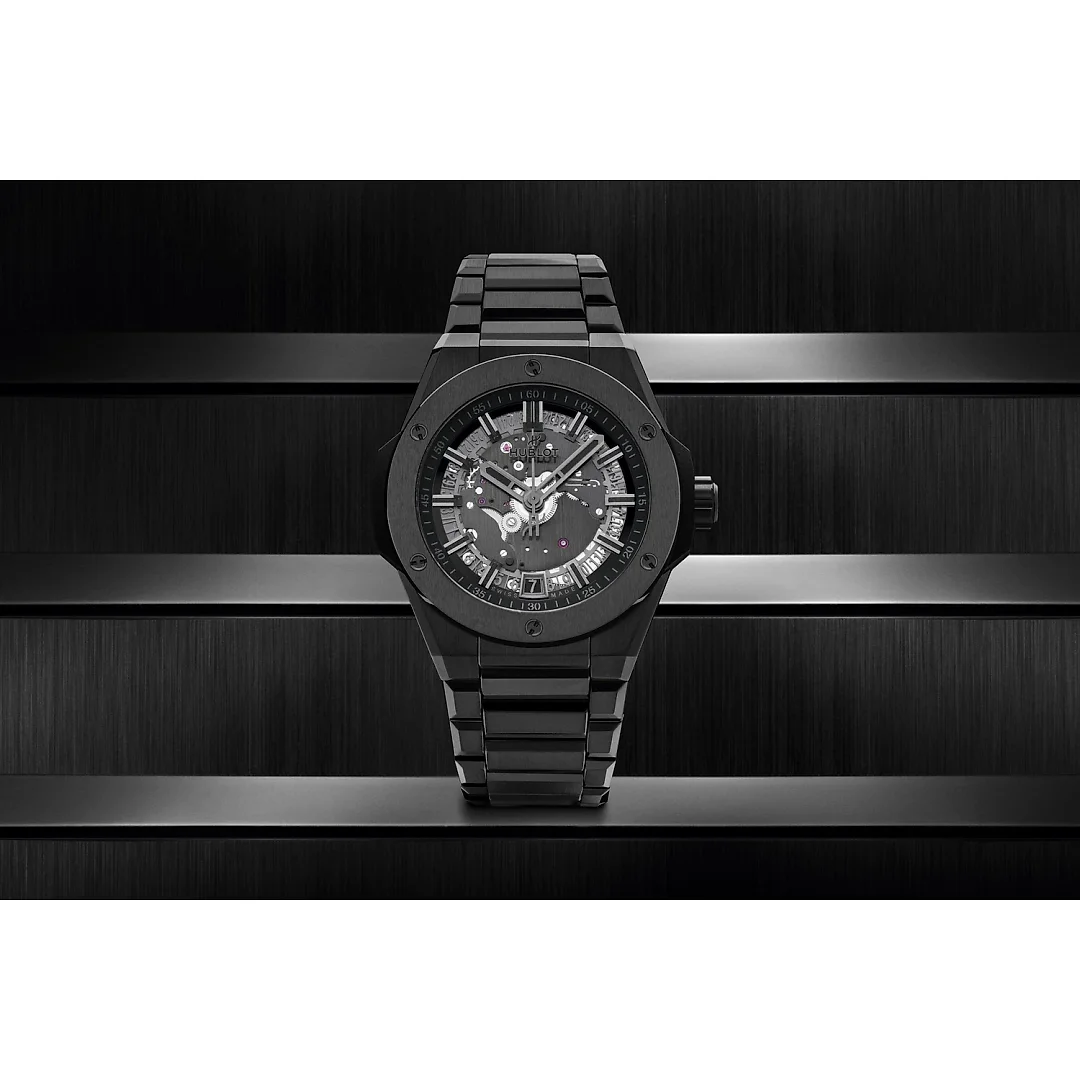 Hublot Big Bang INTEGRATED TIME ONLY ALL BLACK Ref# 456.CX.0140.CX
