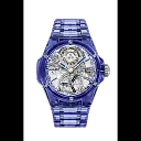 Hublot Big Bang Integrated Tourbillon Full Blue Sapphire, 43mm, Ref# 455.JL.0120.JL