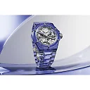 Hublot Big Bang Integrated Tourbillon Full Blue Sapphire, 43mm, Ref# 455.JL.0120.JL