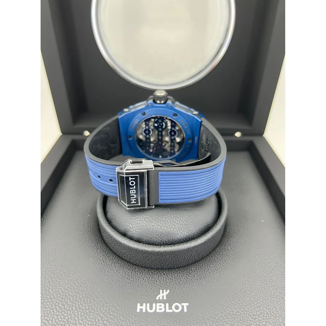 Hublot Big Bang Meca-10 Ceramic Blue 45mm, Ref# 414.EX.5123.RX