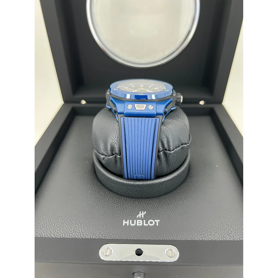 Hublot Big Bang Meca-10 Ceramic Blue 45mm, Ref# 414.EX.5123.RX