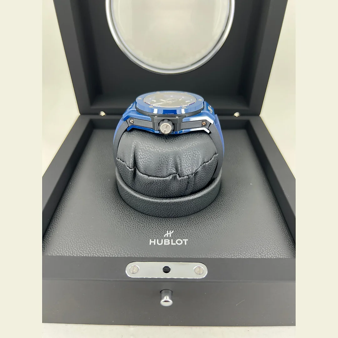 Hublot Big Bang Meca-10 Ceramic Blue 45mm, Ref# 414.EX.5123.RX