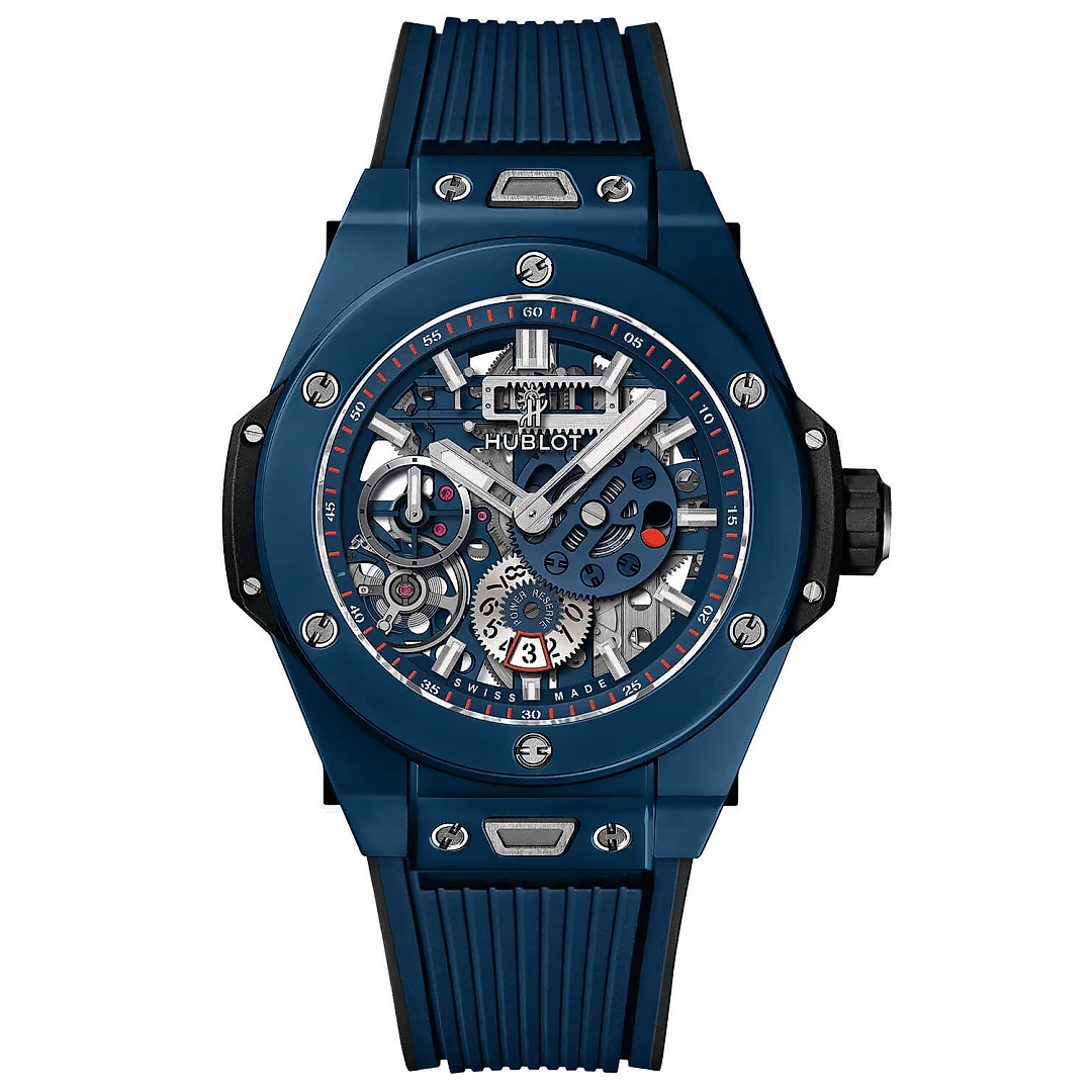 Hublot Big Bang Meca-10 Ceramic Blue 45mm, Ref# 414.EX.5123.RX