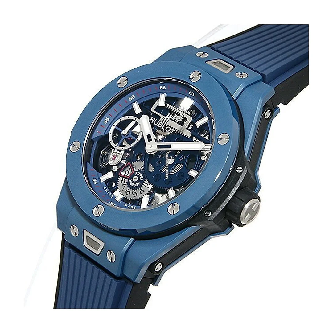 Hublot Big Bang Meca-10 Ceramic Blue 45mm, Ref# 414.EX.5123.RX