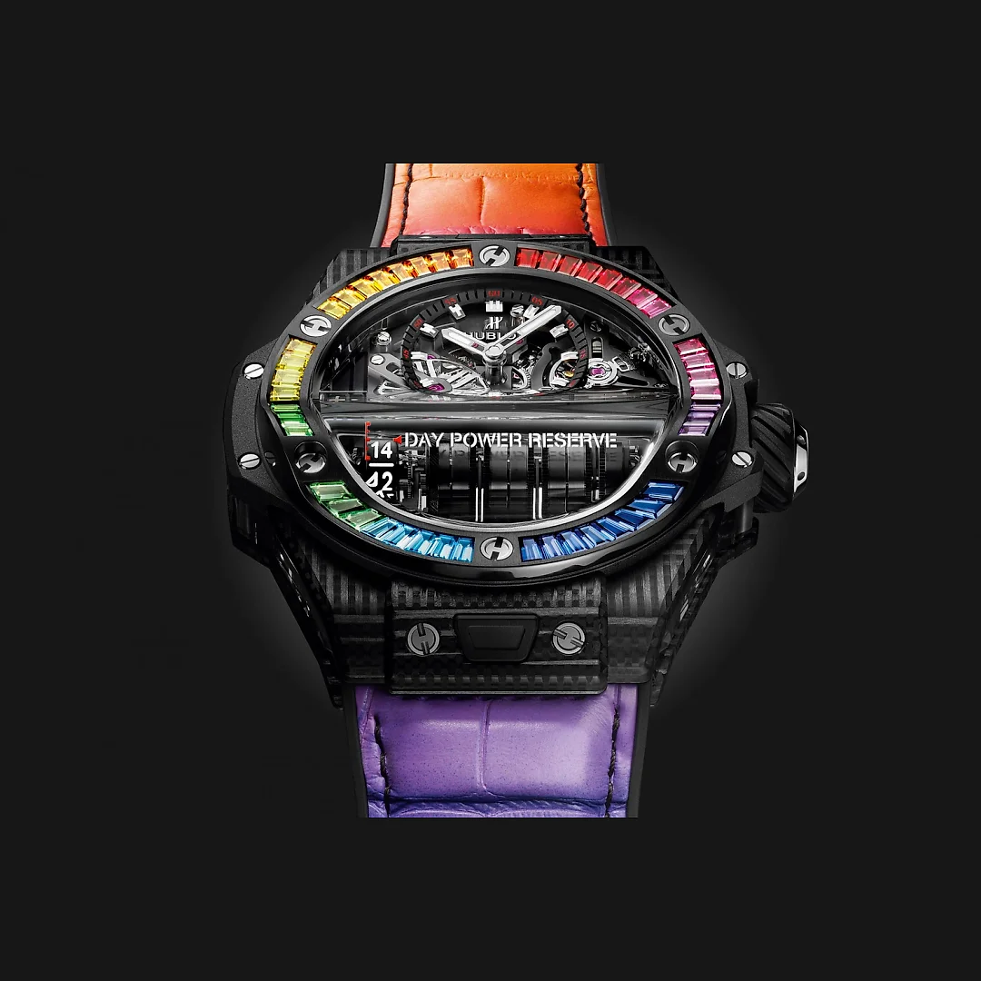 Hublot Big Bang MP-11 POWER RESERVE 14 DAYS 3D CARBON RAINBOW Ref# 911.QD.0123.LR.4099