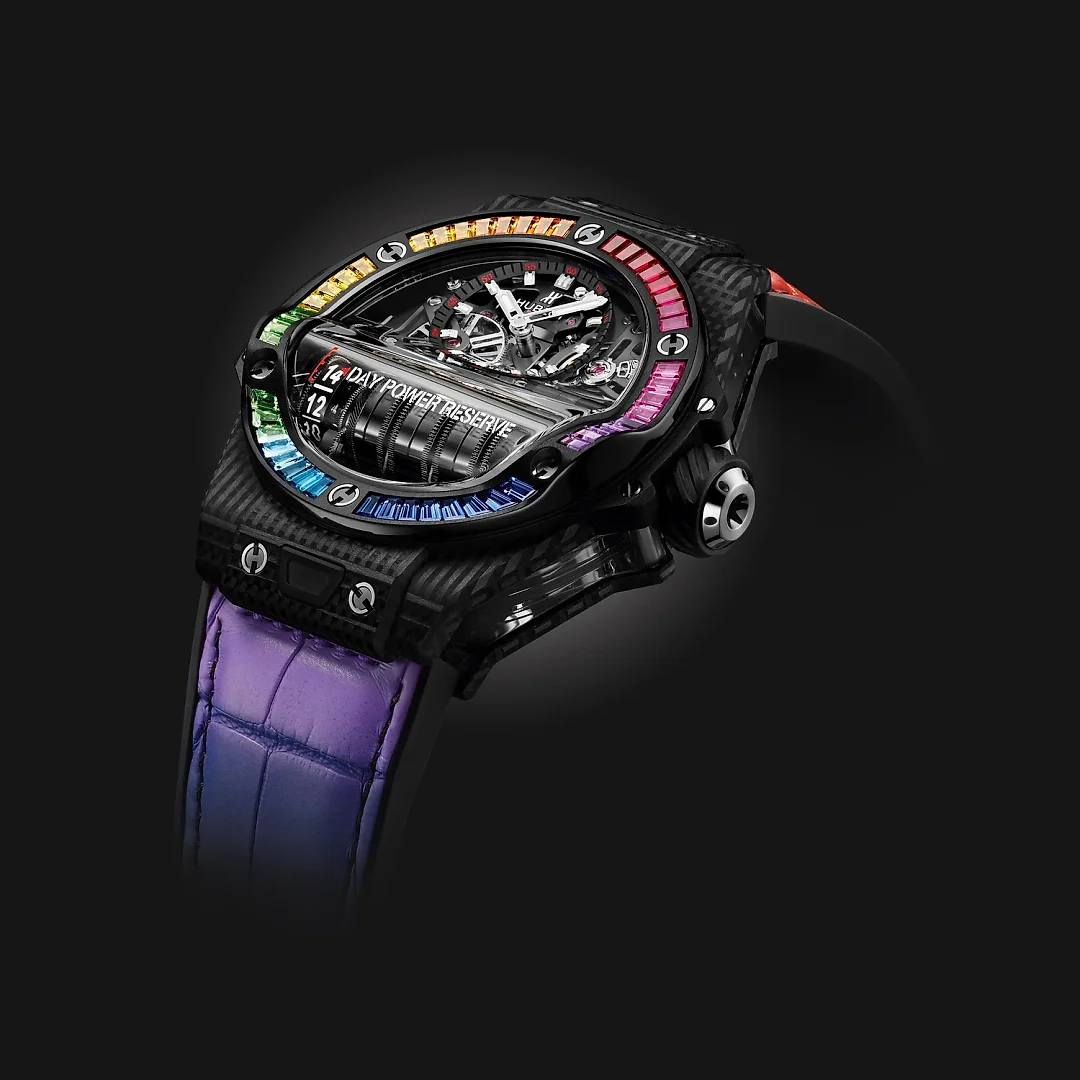 Hublot Big Bang MP-11 POWER RESERVE 14 DAYS 3D CARBON RAINBOW Ref# 911.QD.0123.LR.4099