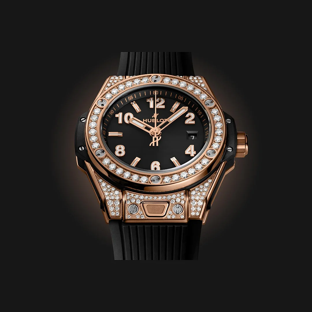 Hublot Big Bang ONE CLICK KING GOLD PAVÉ Ref# 485.OX.1180.RX.1604