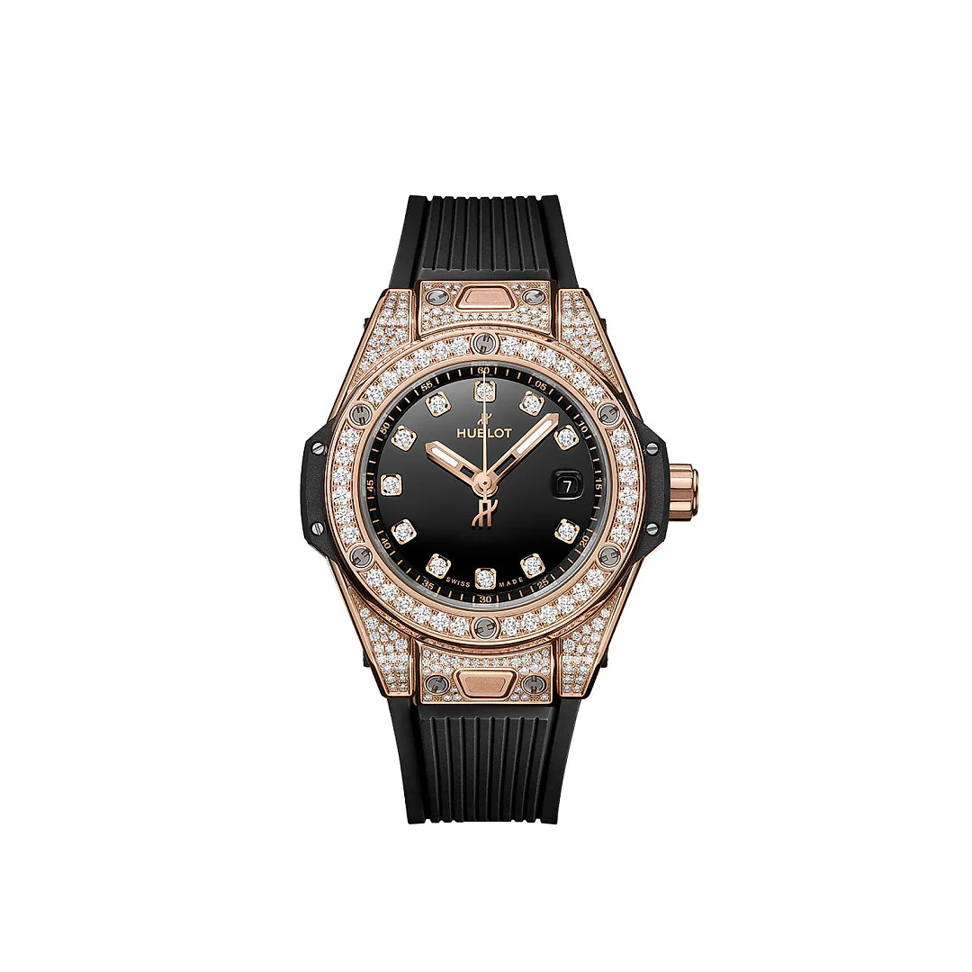 Hublot Big Bang ONE CLICK KING GOLD PAVÃ‰ Ref# 485.OX.1280.RX.1604