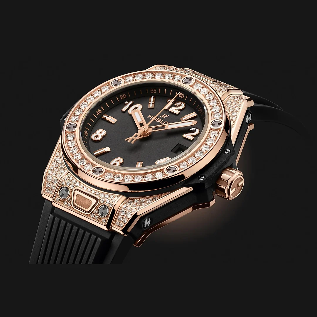 Hublot Big Bang ONE CLICK KING GOLD PAVÃ‰ Ref# 485.OX.1180.RX.1604