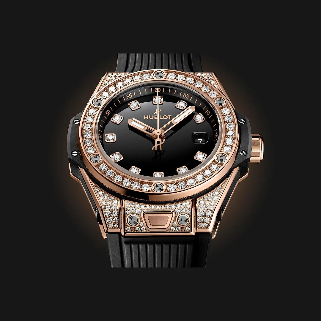 Hublot Big Bang ONE CLICK KING GOLD PAVÉ Ref# 485.OX.1280.RX.1604