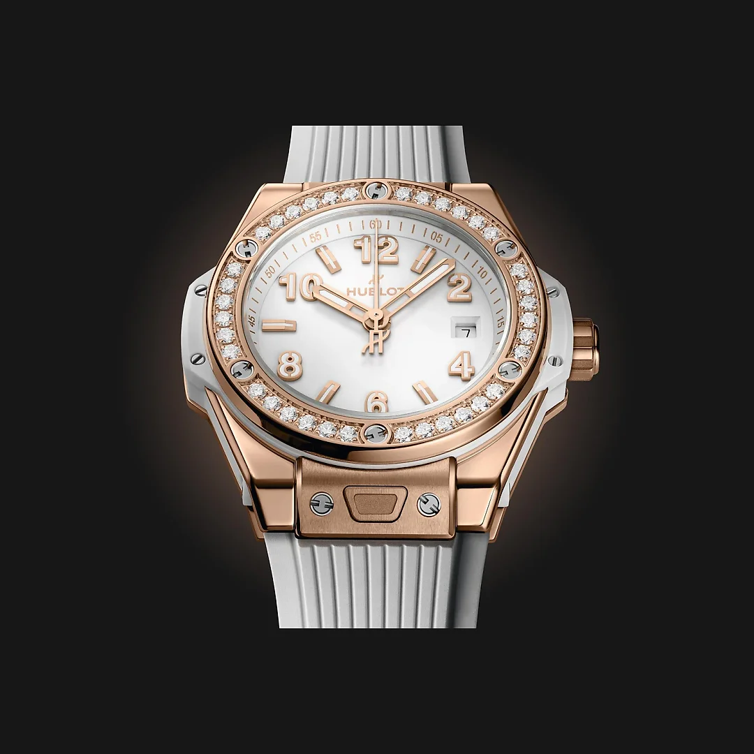 Hublot Big Bang ONE CLICK KING GOLD WHITE DIAMONDS Ref# 485.OE.2080.RW.1204