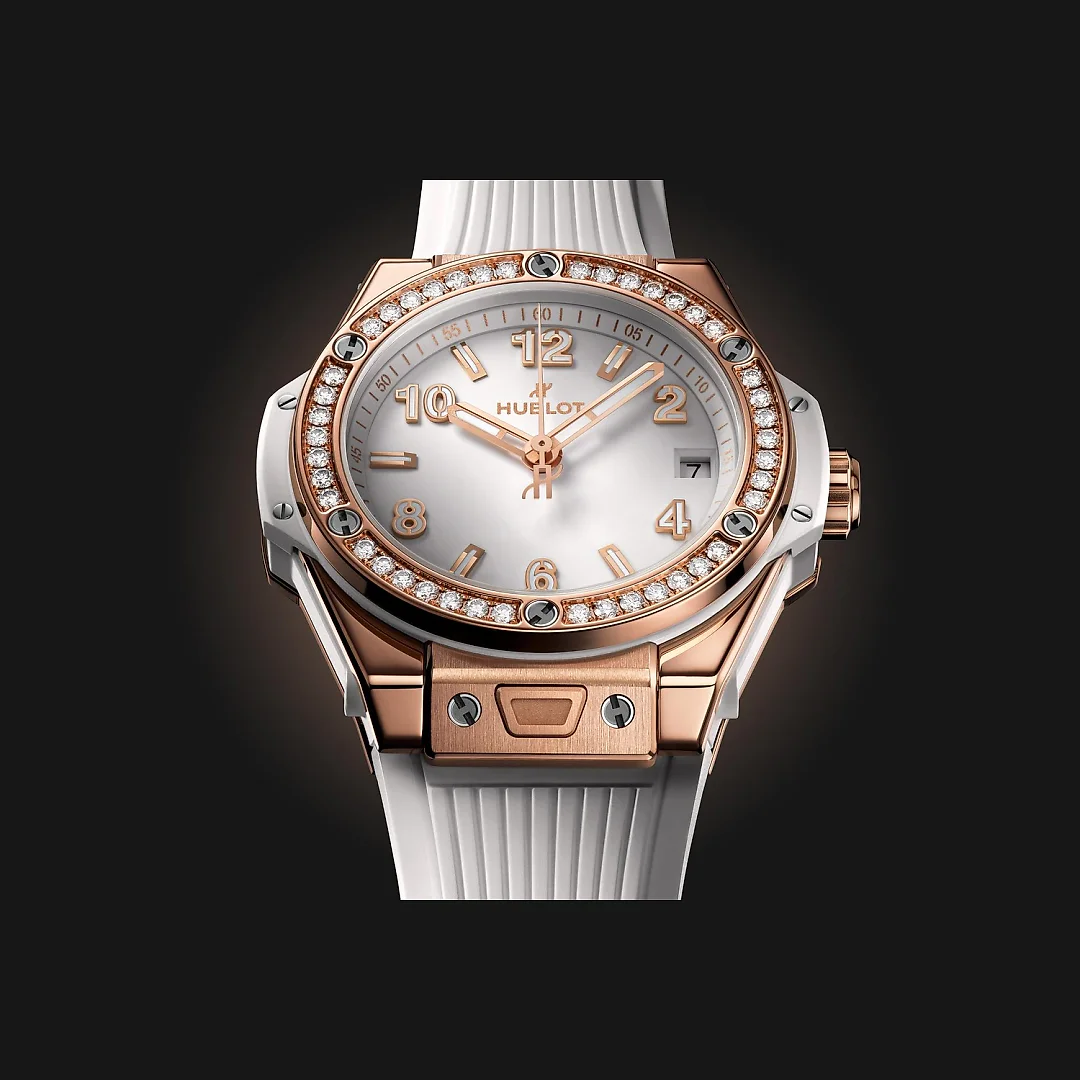 Hublot Big Bang ONE CLICK KING GOLD WHITE DIAMONDS Ref# 465.OE.2080.RW.1204