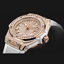 Hublot Big Bang ONE CLICK KING GOLD WHITE FULL PAVÃ‰ Ref# 485.OE.9000.RW.1604