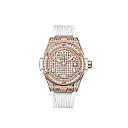 Hublot Big Bang ONE CLICK KING GOLD WHITE FULL PAVÃ‰ Ref# 485.OE.9000.RW.1604