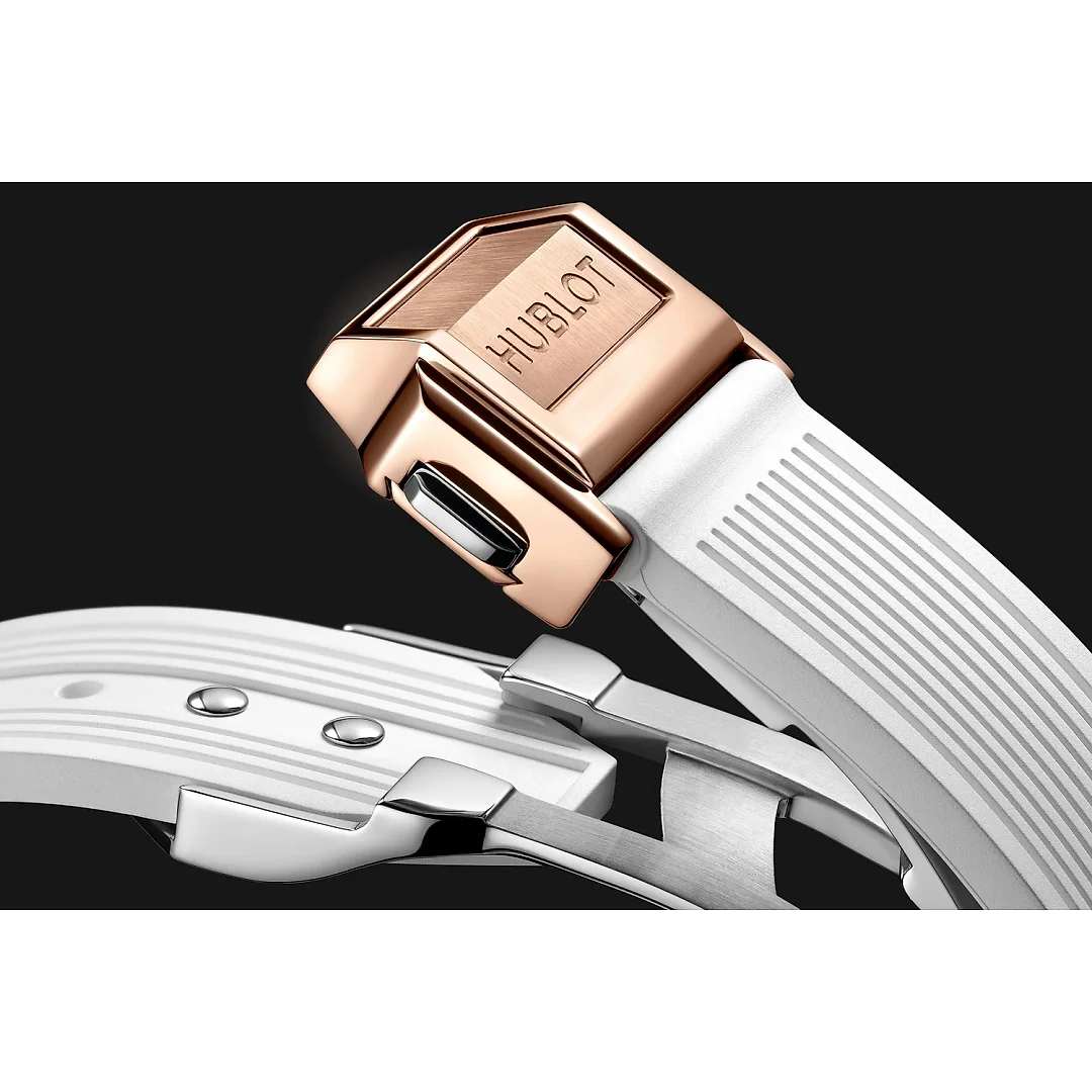 Hublot Big Bang ONE CLICK KING GOLD WHITE FULL PAVÃ‰ Ref# 485.OE.9000.RW.1604