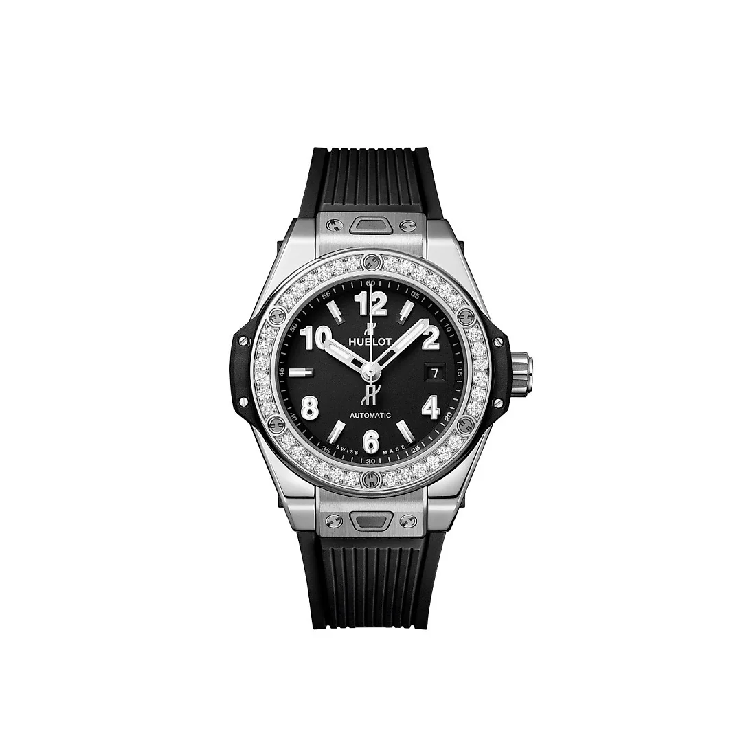 Hublot Big Bang One Click Steel Diamonds 33mm, Ref# 485.SX.1170.RX.1204