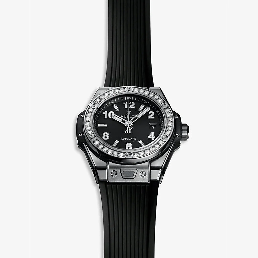 Hublot Big Bang One Click Steel Diamonds 33mm, Ref# 485.SX.1170.RX.1204