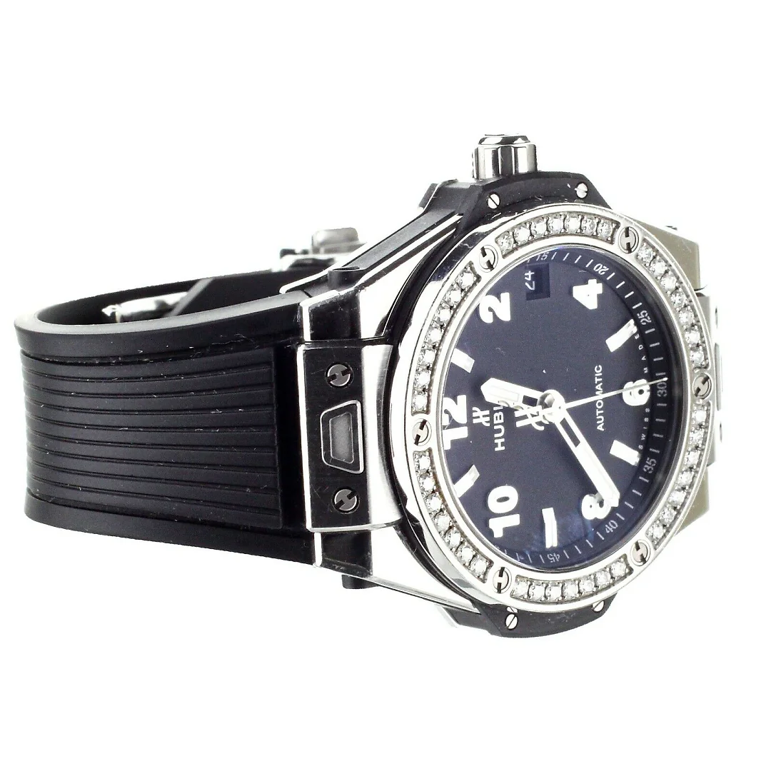 Hublot Big Bang, One Click Steel Diamonds 39mm, Ref# 465.SX.1170.RX.1204