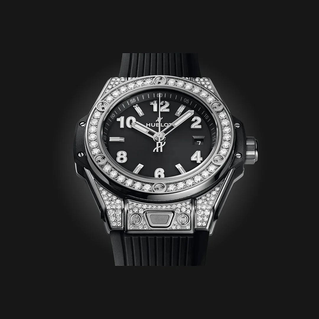 Hublot Big Bang ONE CLICK STEEL PAVÃ‰ Ref# 485.SX.1170.RX.1604