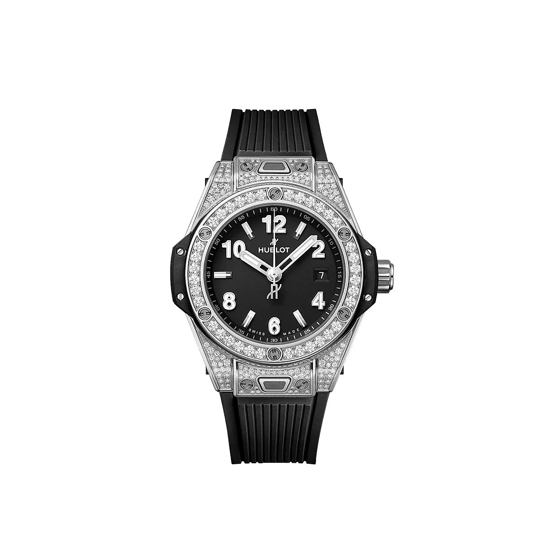Hublot Big Bang ONE CLICK STEEL PAVÃ‰ Ref# 485.SX.1170.RX.1604