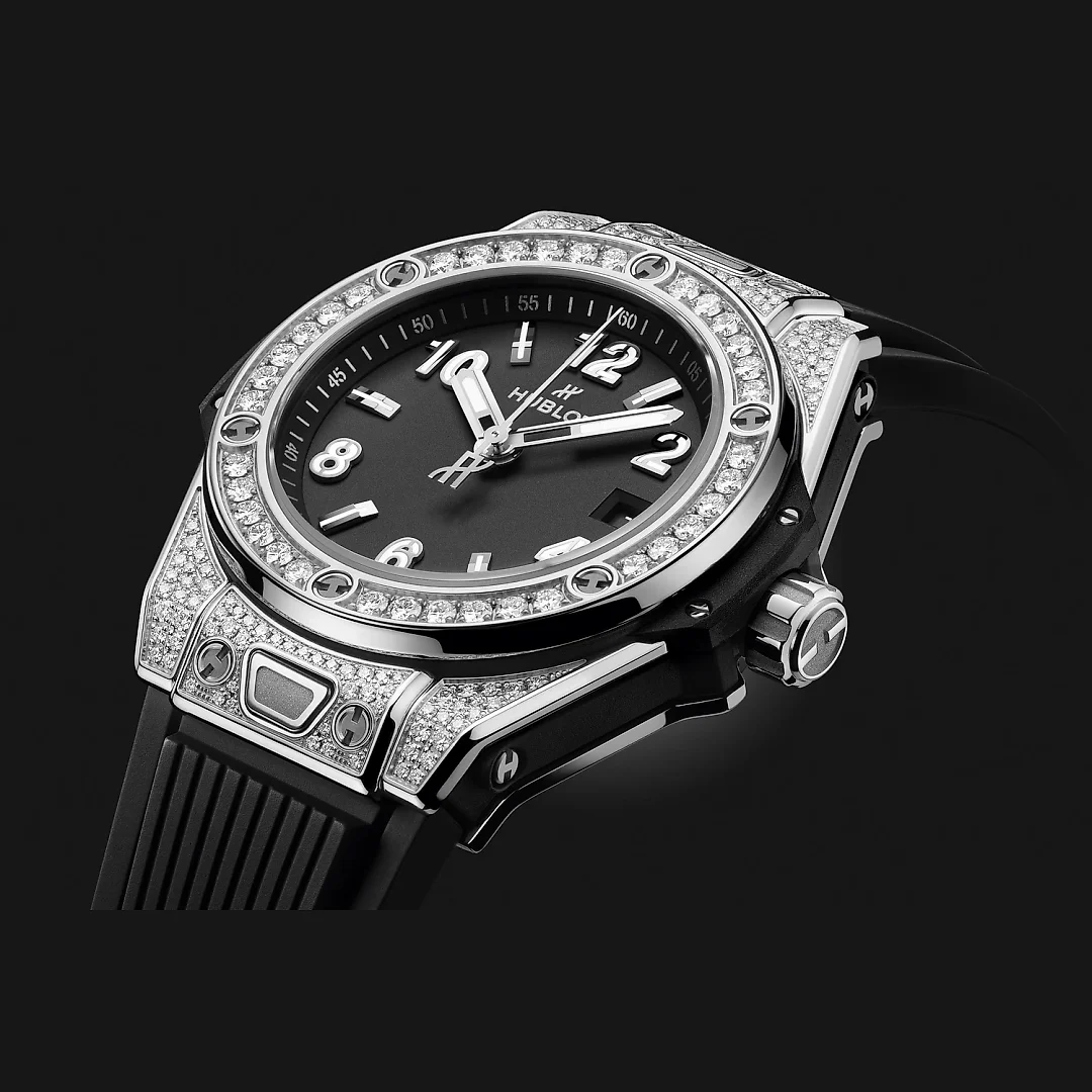 Hublot Big Bang ONE CLICK STEEL PAVÃ‰ Ref# 485.SX.1170.RX.1604