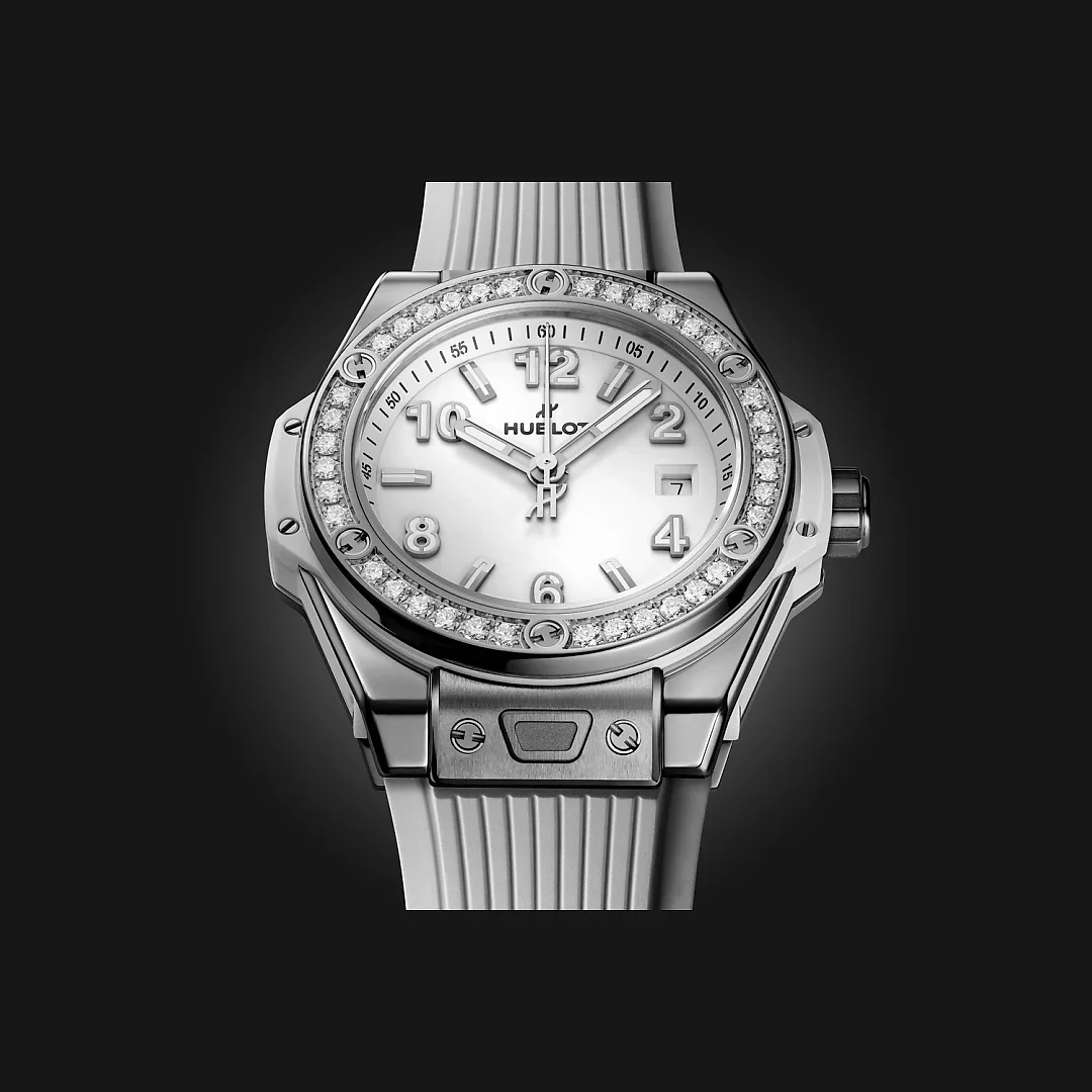 Hublot Big Bang ONE CLICK STEEL WHITE DIAMONDS Ref# 485.SE.2010.RW.1204
