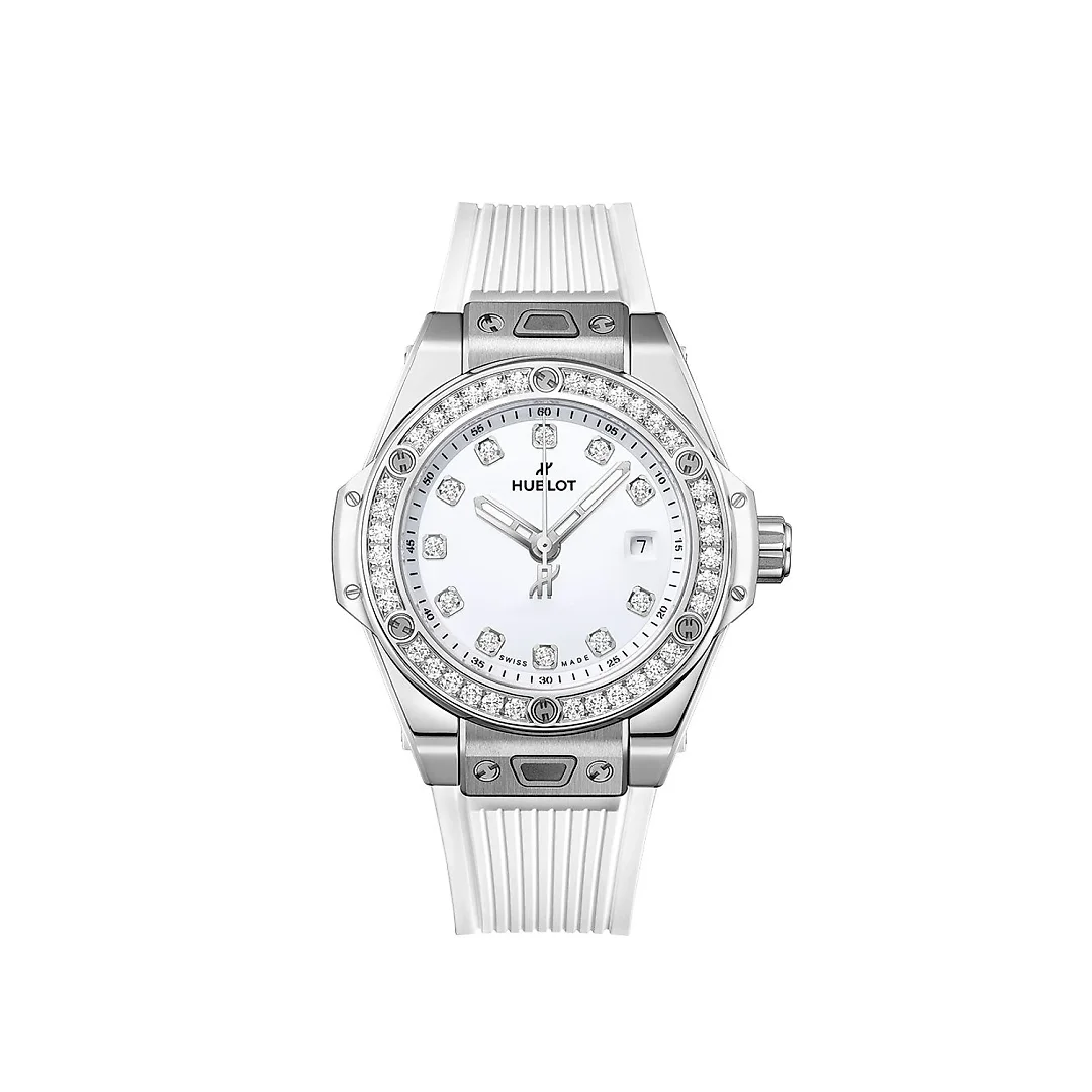 Hublot Big Bang ONE CLICK STEEL WHITE DIAMONDS Ref# 485.SE.2210.RW.1204