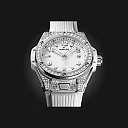 Hublot Big Bang ONE CLICK STEEL WHITE PAVÃ‰ Ref# 485.SE.2010.RW.1604