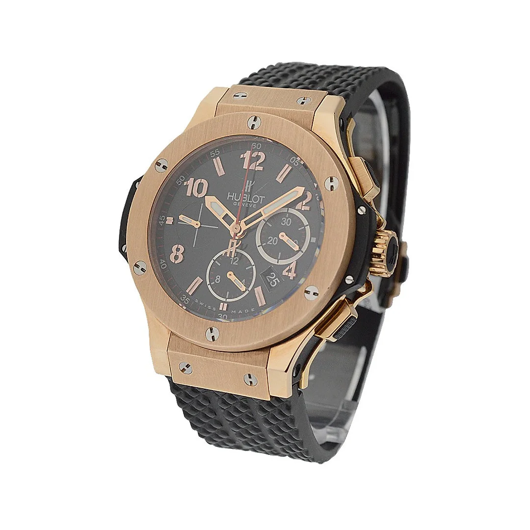 Hublot Big Bang, Original Gold Chronograph, 18k Rose Gold, 44 mm, Ref# 301.PX.130.RX