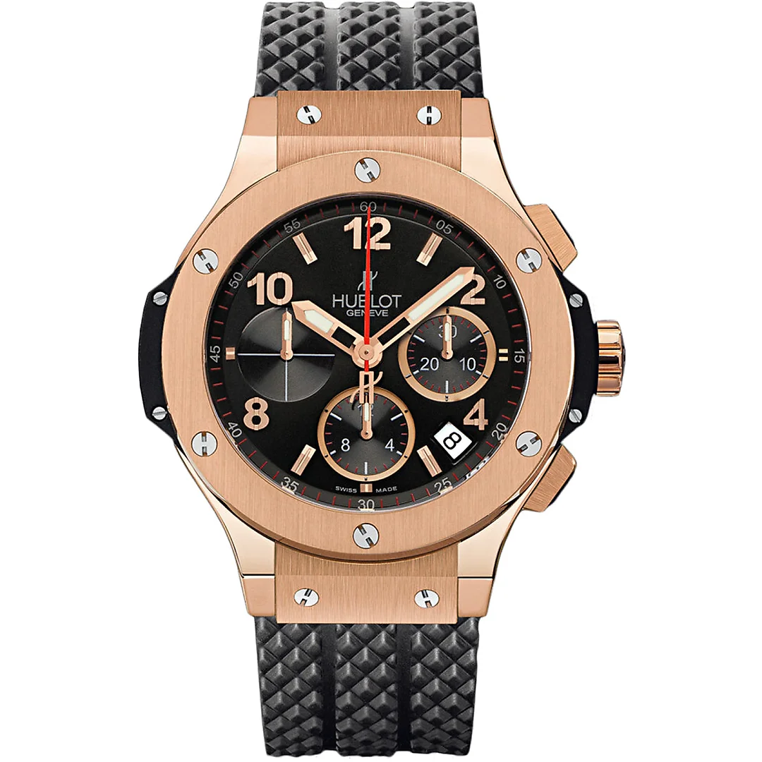 Hublot Big Bang, Original Gold Chronograph, 18k Rose Gold, 44 mm, Ref# 301.PX.130.RX