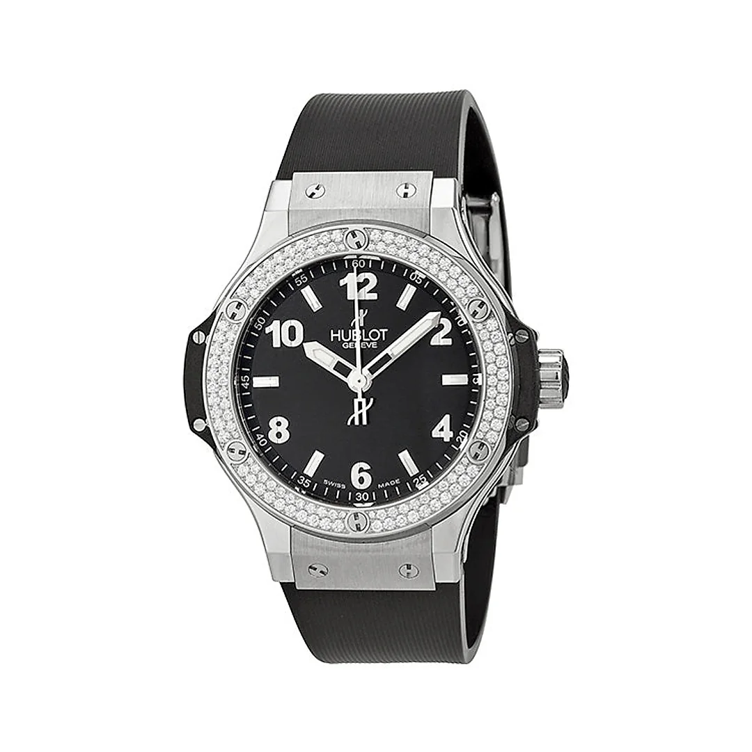 Hublot Big Bang, Steel, Black Diamonds, 38mm, Ref# 361.SX.1270.RX.1104