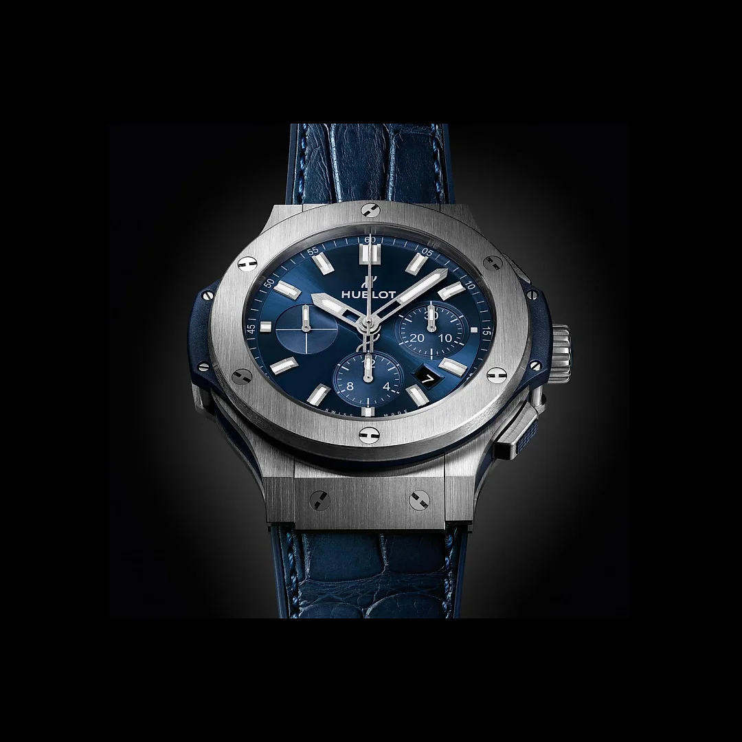 Hublot Big Bang, Steel Blue Chronograph Automatic 44mm, Ref# 301.SX.7170.LR