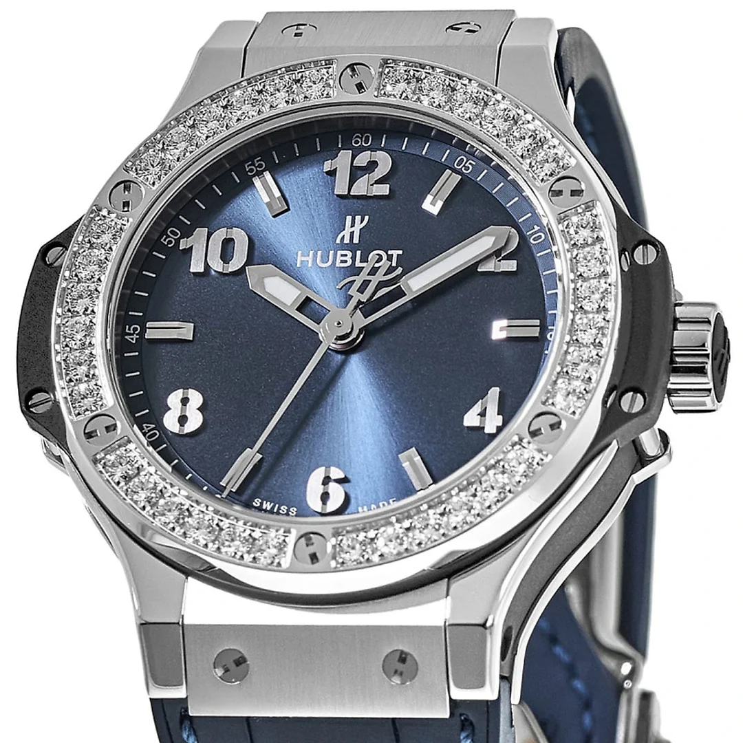 Hublot Big Bang, Steel Blue Diamonds, 38 mm, Ref# 361.SX.7170.LR.1204