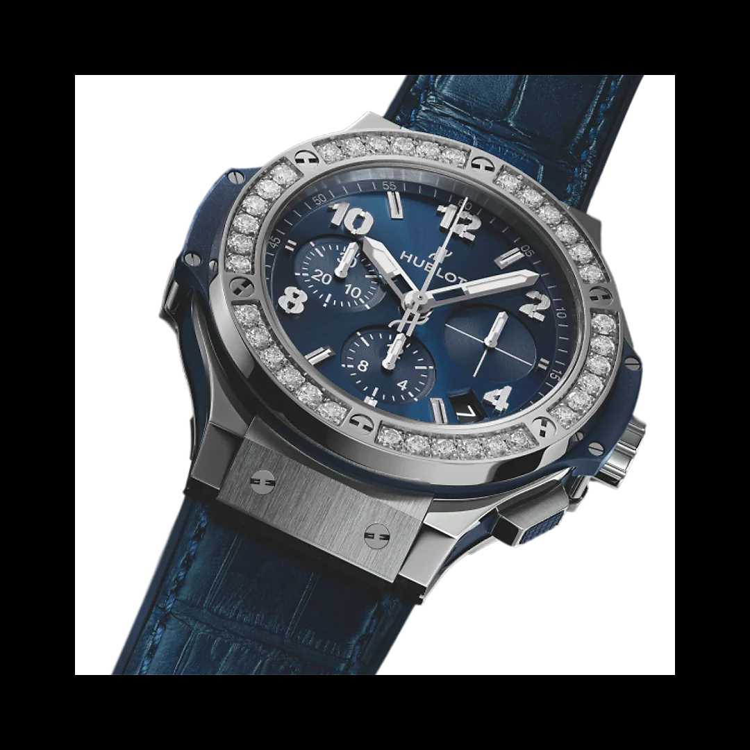 Hublot Big Bang, Steel Blue Diamonds, 41mm, Ref# 341.SX.7170.LR.1204