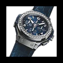 Hublot Big Bang, Steel Blue Diamonds, 41mm, Ref# 341.SX.7170.LR.1204
