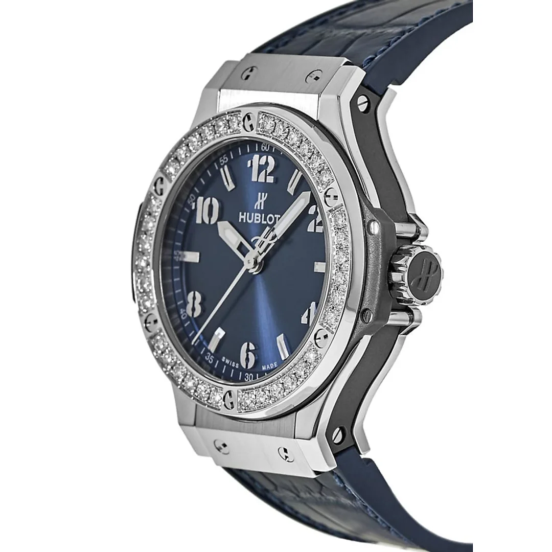 Hublot Big Bang, Steel Blue Diamonds, 41mm, Ref# 341.SX.7170.LR.1204