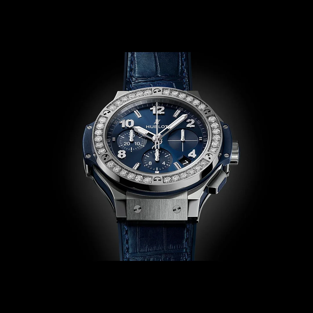 Hublot Big Bang, Steel Blue Diamonds, 41mm, Ref# 341.SX.7170.LR.1204