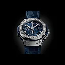 Hublot Big Bang, Steel Blue Diamonds, 41mm, Ref# 341.SX.7170.LR.1204