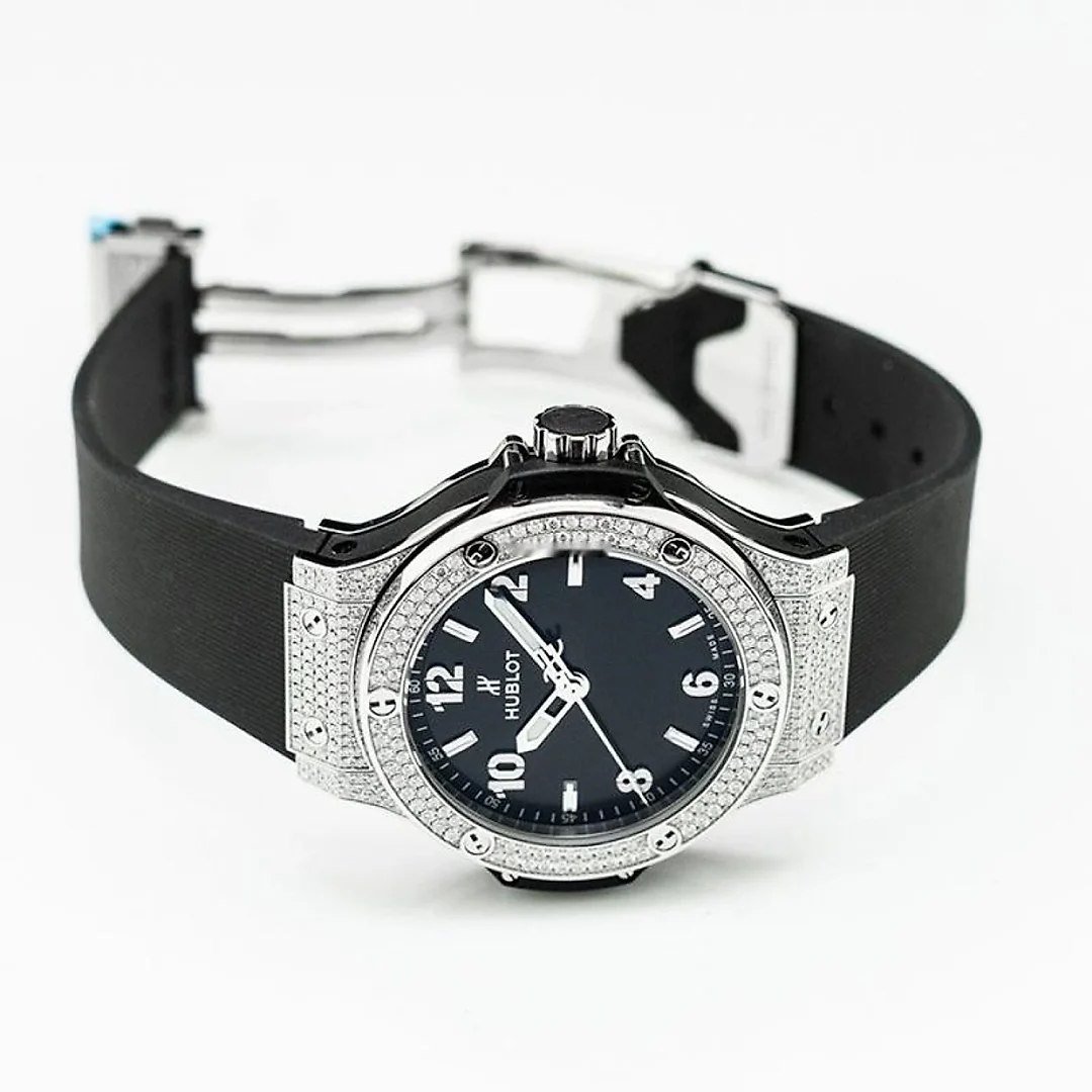 Hublot Big Bang, Steel Pave, 38 mm, Ref# 361.SX.1270.RX.1704