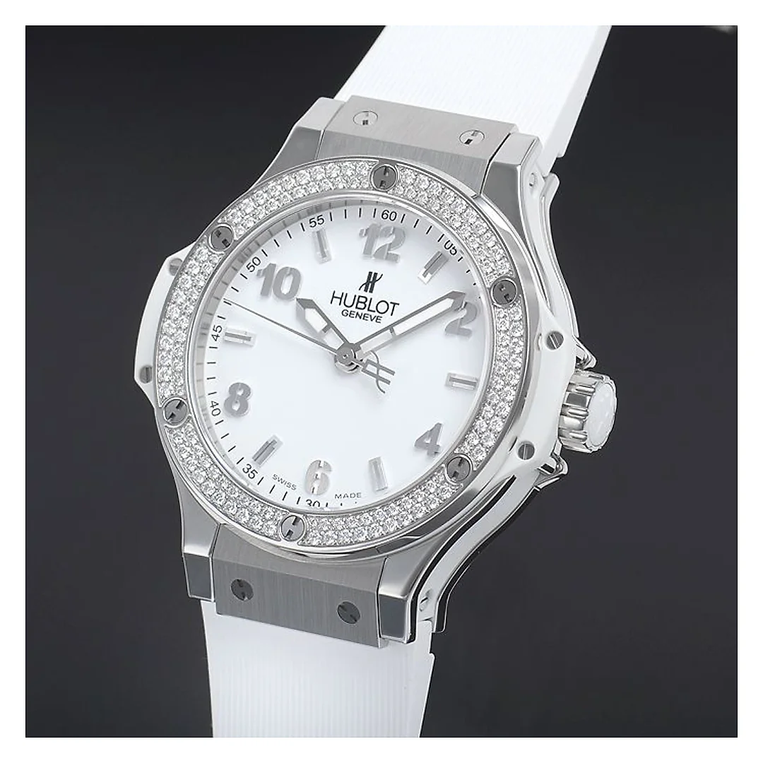 Hublot Big Bang, Steel, White Diamonds, 38mm, Ref# 361.SE.2010.RW.1104