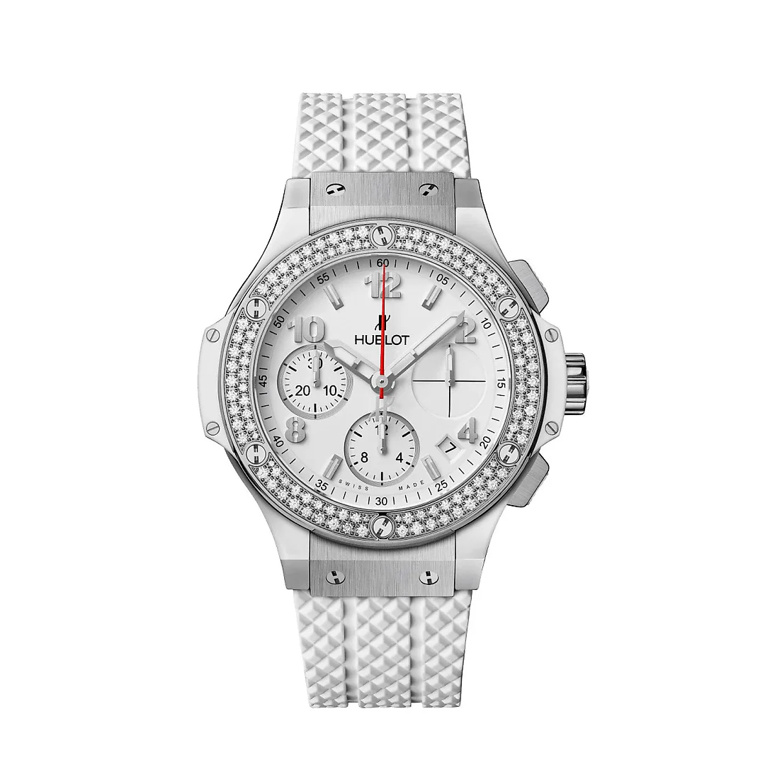 Hublot Big Bang, Steel White Diamonds Chronograph, 41 mm, Ref# 342.SE.230.RW.114