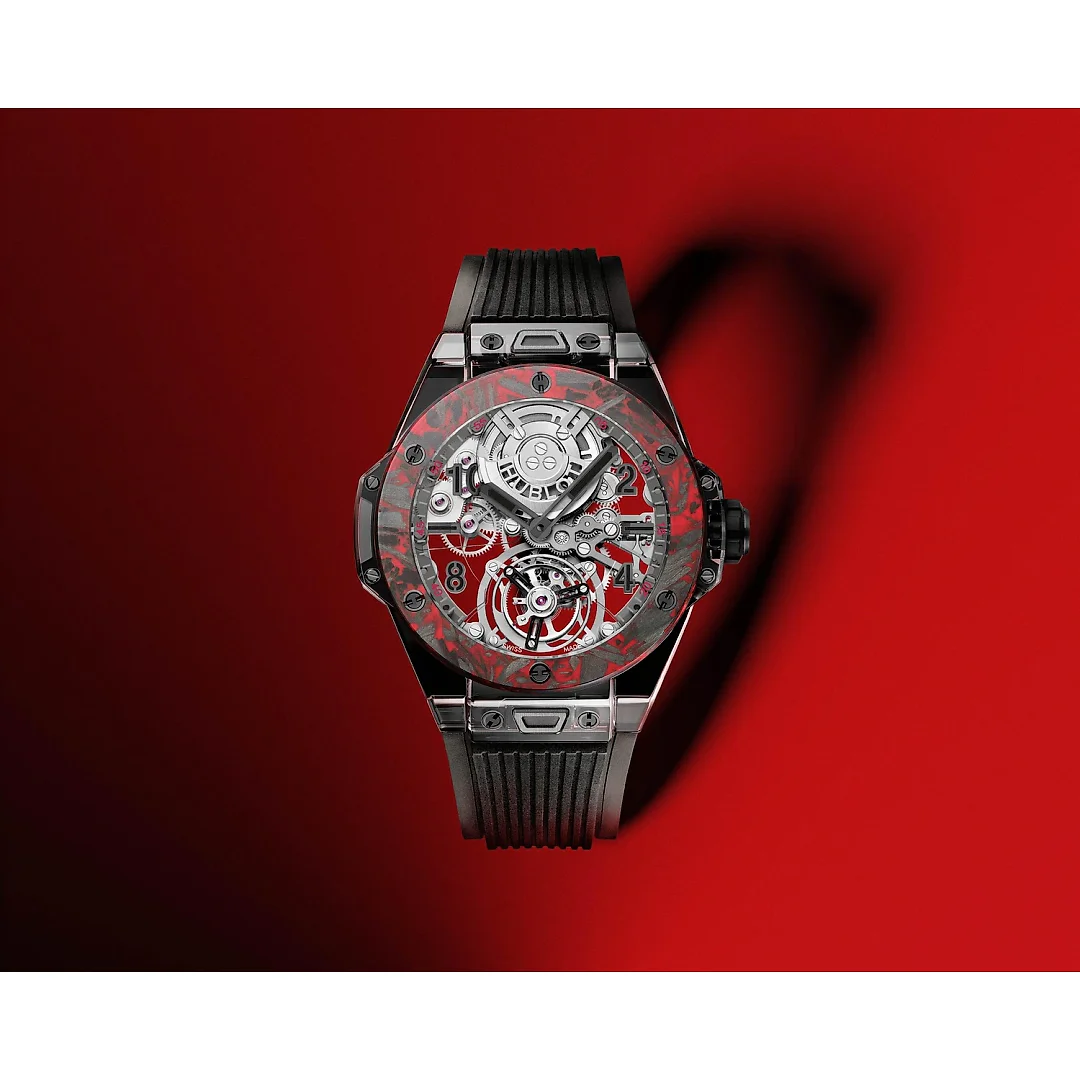 Hublot Big Bang Tourbillon Automatic Black Sapphire Las Vegas Boutique, 45mm, Ref# 419.JBV.0113.RT.LVB23