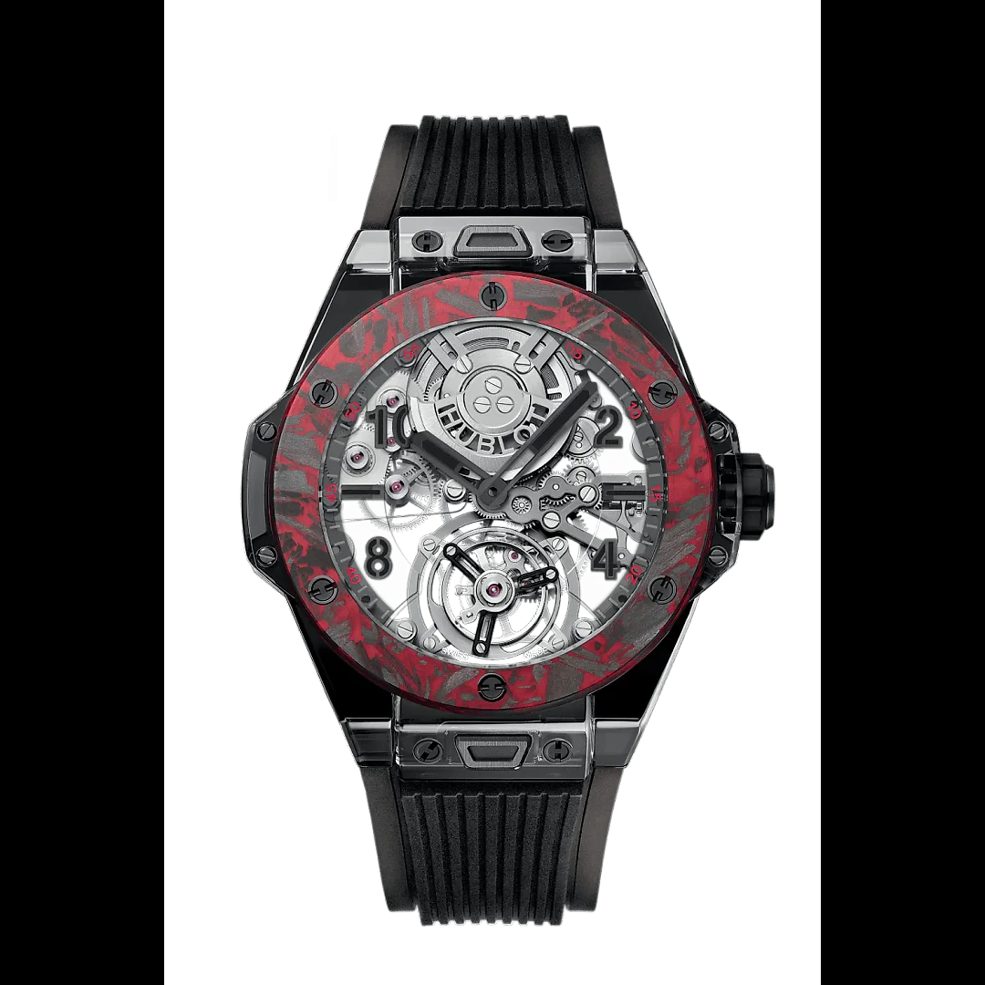Hublot Big Bang Tourbillon Automatic Black Sapphire Las Vegas Boutique, 45mm, Ref# 419.JBV.0113.RT.LVB23