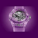 Hublot Big Bang TOURBILLON AUTOMATIC PURPLE SAPPHIRE Ref# 429.JM.0120.RT
