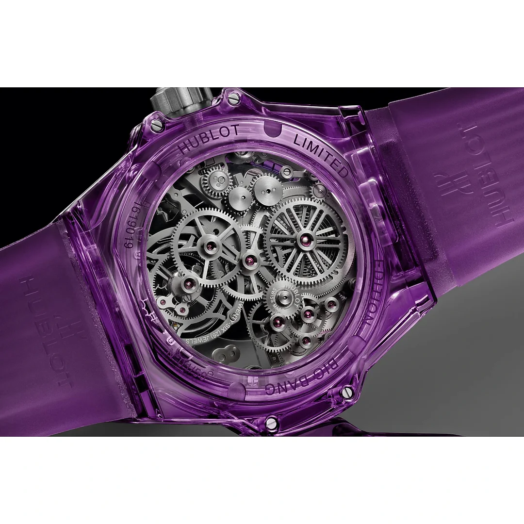 Hublot Big Bang TOURBILLON AUTOMATIC PURPLE SAPPHIRE Ref# 429.JM.0120.RT
