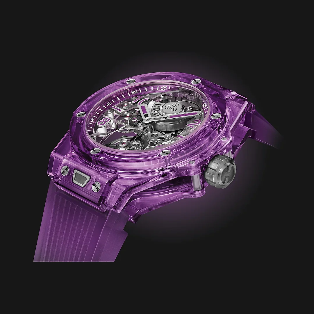 Hublot Big Bang TOURBILLON AUTOMATIC PURPLE SAPPHIRE Ref# 429.JM.0120.RT