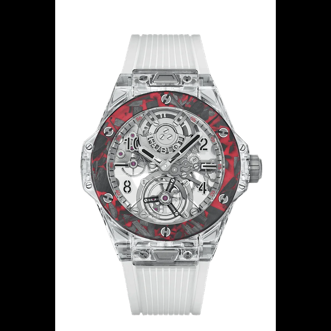 Hublot Big Bang Tourbillon Automatic Sapphire Las Vegas Boutique, 45mm, Ref# 419.JQV.0113.RT.LVB23