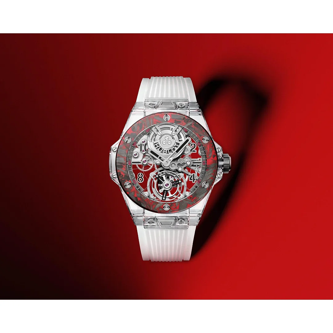 Hublot Big Bang Tourbillon Automatic Sapphire Las Vegas Boutique, 45mm, Ref# 419.JQV.0113.RT.LVB23