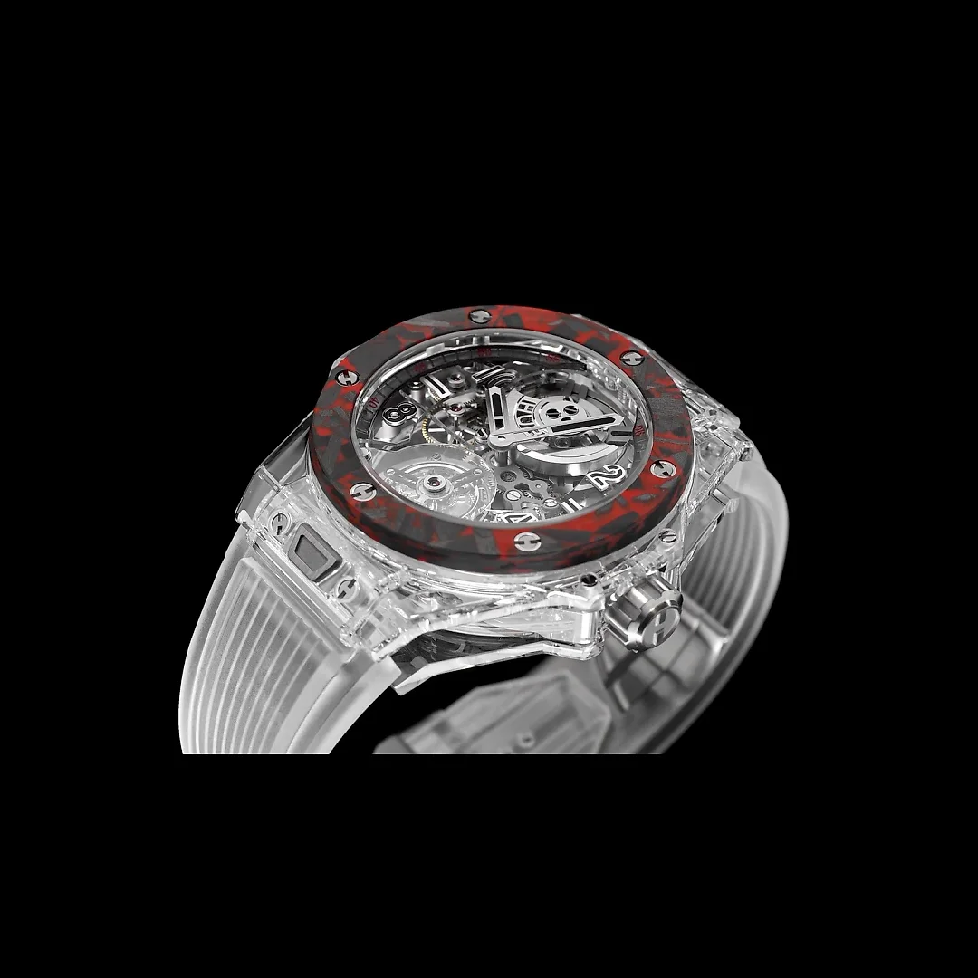Hublot Big Bang Tourbillon Automatic Sapphire Las Vegas Boutique, 45mm, Ref# 419.JQV.0113.RT.LVB23