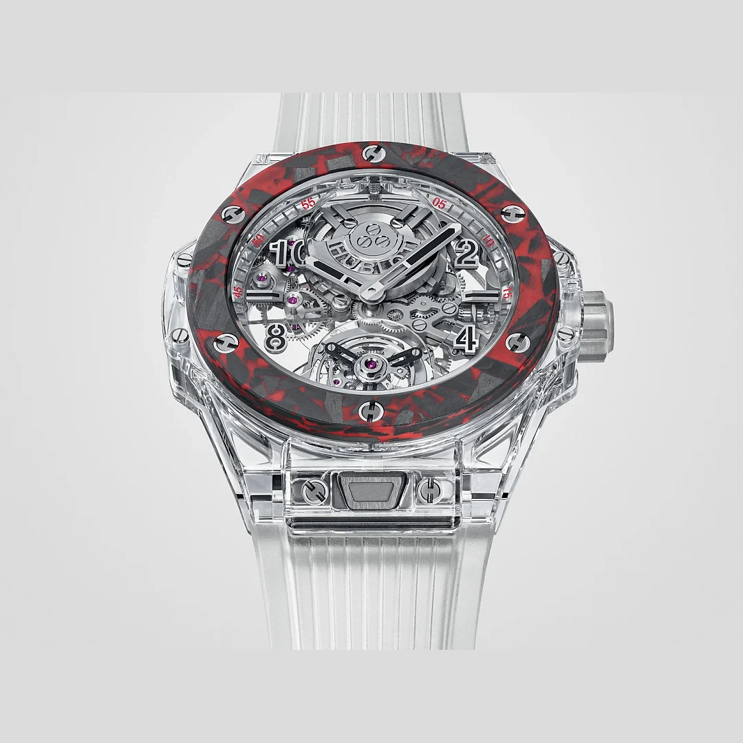 Hublot Big Bang Tourbillon Automatic Sapphire Las Vegas Boutique, 45mm, Ref# 419.JQV.0113.RT.LVB23